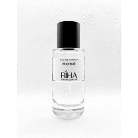 Rosé Eau de Parfum RIHA® Vaporisateur 50ml - Parfum Femme - Idée Cadeau Femme - Senteur Floral Boisé Poudré 