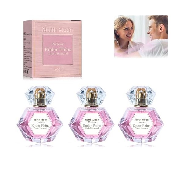Herrnalise Pure Instinct Perfume for Women,Endorphins Pink Diamond Perfume, Long-Lasting Phero(mone Perfume for Woman to Attract Men,Promote the  Secretion of Natural Endorphins(Pink Diamond) 