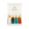 Bella Vita Coffret cadeau eau de parfum unisexe de luxe 4 x 20 ml pour homme et femme avec parfum SKAI, FRESH, WHITEOUD, PATC