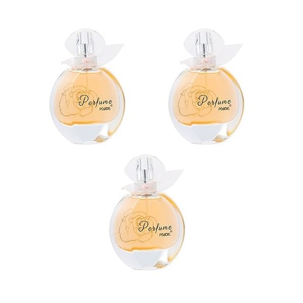 Beavorty 3 Pièces 1 Parfum Parfums Pour Femmes Parfum Spray Miss Verre Doré Frais