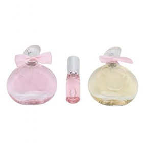 Ensemble de parfum féminin parfum floral élégant vaporisateur de parfum longue durée for femme or rose, vaporisateur de parfu