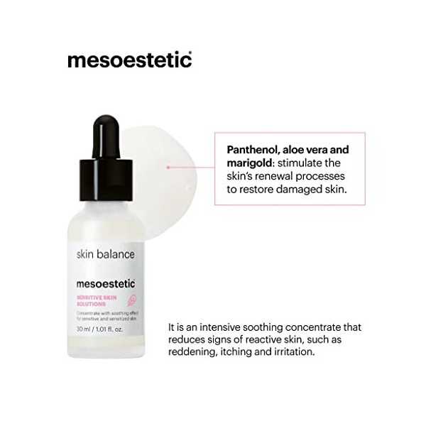 Mesoestetic - Skin Balance 30ml - Concentré intensif effet calmant pour peaux sensibles ou sensibilisées