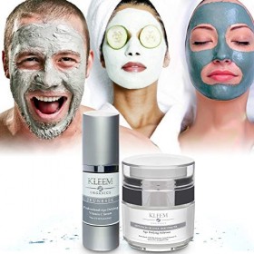 Crème Hydratante Visage et Vitamine C Ensemble de soins de la peau anti-âge pour femme Beauté cadeaux. Creme Visage Anti Tach