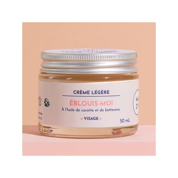 Trio de crèmes visage naturelles, bio et vegan effet bonne mine