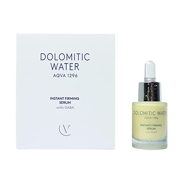 Eau dolomitique - 15 ml Sérum Raffermissant au GABA. Action anti-rides efficace, texture légère, relaxant musculaire.