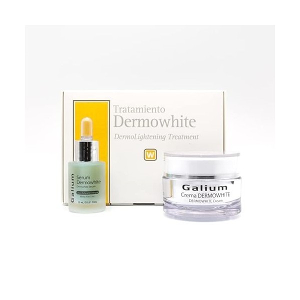 GALIUM Coffret Routine Dermowhite | Cosmétiques Professionnels | Pack 2 Produits | Protocole facial PREMIUM | Unifie le Teint