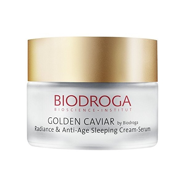 Biodroga - Caviar doré - Eclat et anti-âge - Sérum crème pour le sommeil - 50 ml