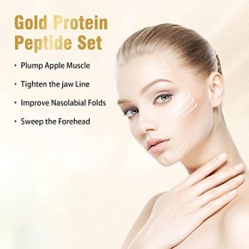 XieBro 10 Pcs Kit de Levage de Fil protéiné,Combinaison de Fils de protéines solubles et dessence dor | Fournitures de Soin