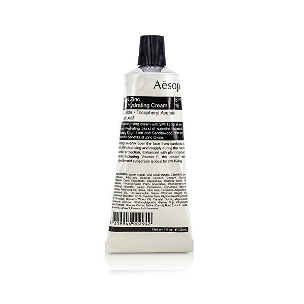 Aesop Dis & Zinc Facial Crème Hydratante SPF15 40 ml