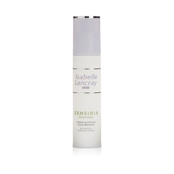 Isabelle Lancray Zensibia NutriZen crème nutritive Equilibrante, soin riche pour la régénération de la barrière de la peau, 