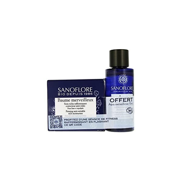 Sanoflore Merveilleuse Baume Merveilleux Bio 50 ml + Aqua Peeling Botanique Correcteur Bio 50 ml Offerte