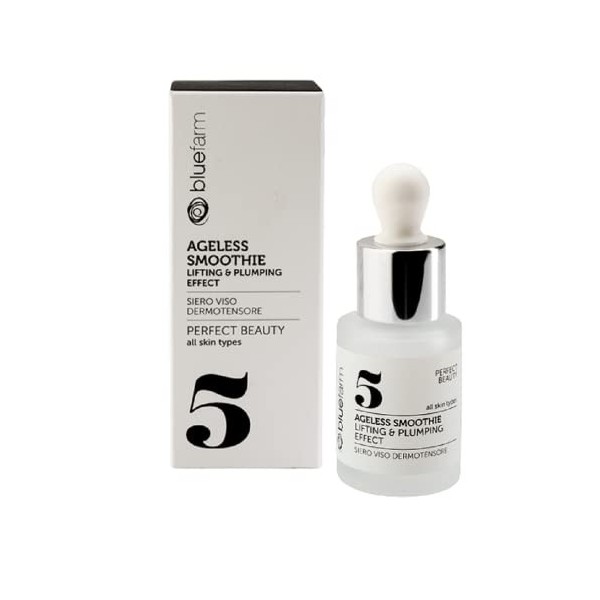 FERME BLEUE | 5 Ageless Smoothie Lifting Repulpant 15 ml Sérum visage Dermotensor. Super-pénétrant impalpable. Concentré de v