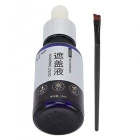 Anti-cernes Vitiligo, Mild Vitiligo Cover Liquid Waterproof 20ml Cosmetics Professional with Brush for Daily Use for Face Bod