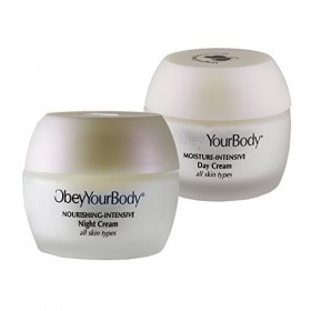 Obey Your Body Lot de 2 crèmes de jour hydratantes SPF 15 et crème de nuit 50 ml
