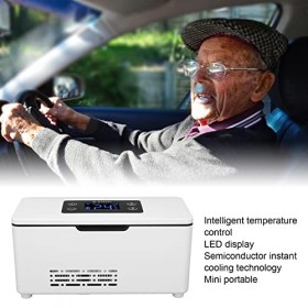 Boîte de Réfrigérateur à Insuline, Refroidisseur de Voiture Portable à Température Constante Rechargeable 10600 MAh