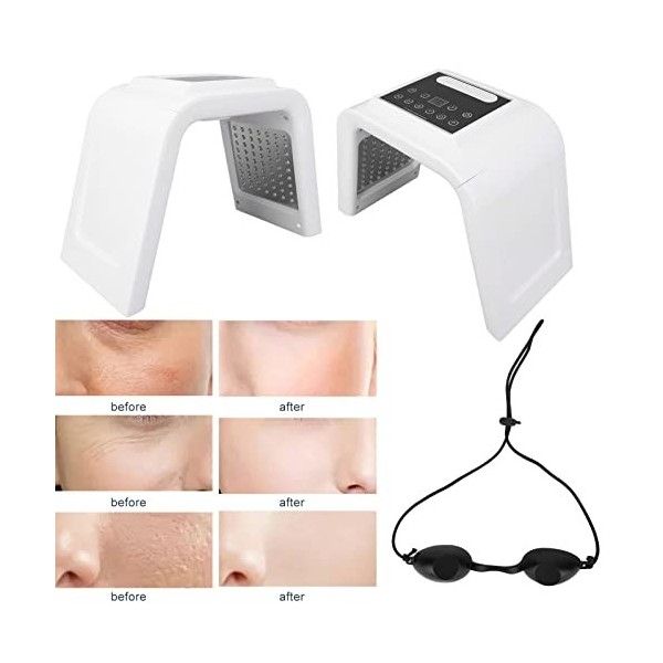 Dispositif Facial de beauté de Photon, Peau Pliable de 100V - 240V Raffermissant la Machine Faciale Réglable de beauté de Pho