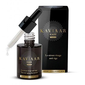 KAVIAAR KARE - Sérum visage anti-âge - Caviar + Acide Hyaluronique - 30 ml