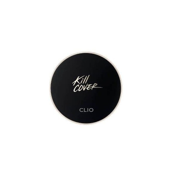 Clio Kill Cover Coussin de fixation sans bavures, lisse, longue durée, SPF 50+, Pa+++, + recharge – Gingembre, orange et beig