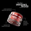 Rodial Dragons Blood Hyaluronic Velvet Cream 50 ml - Acide Hyaluronique, Hydromanil pour Réconforter et Reconstituer les Pea