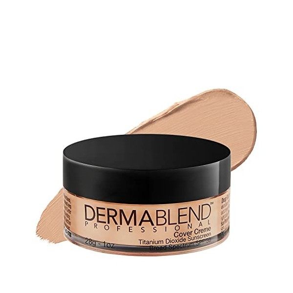 Dermablend Cover Creme High Color Coverage SPF 30-15C Cool Beige For Women 1 oz Foundation