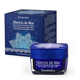 Crème Anti-Âge Marine Bio Collagène Visage, Crème Vegan Anti Rides - Silencio de Mar 50 ml
