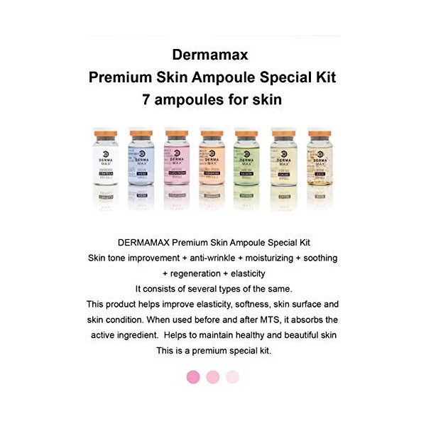 Dermamax Pack Premium Booster - 14 ampoules de 8 ml - En Corée du Sud