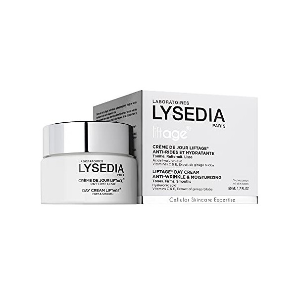 LYSEDIA - Crème Anti-Age - Crème de Jour Hydratante pour Femmes - Anti Rides Yeux et Cou - 50 ml