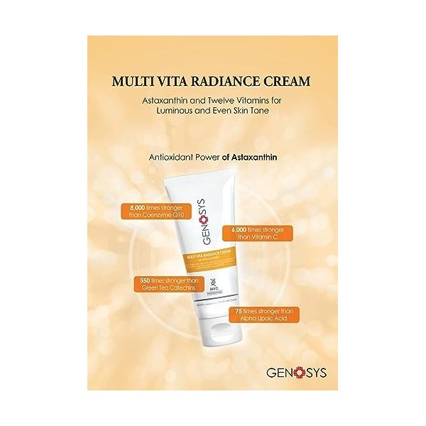 Premium GENOSYS Multi Vita Crème Éclat 50 ml - Corée du Sud