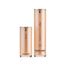 Transformulas Flawless PhotoGlow 50ml & Eye Wake Up Rapid Recovery 17.5ml 15 Day Result Set, Reduces Puffiness and Dark Circl