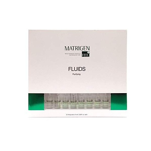Matrigen Purifying Fluids - Sérum anti-acné pour Microneedling/dermapen/mésoroller - 20 x 2 ml CORÉE