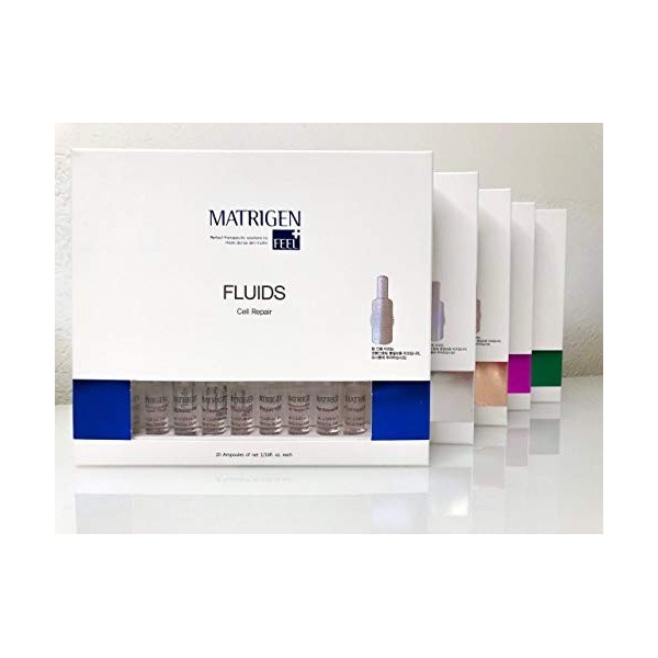 Matrigen Cell Repair Fluids - Sérum de régénération cellulaire pour dermapen/mésoroller/microneedling - 20x2ml CORÉE