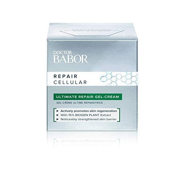 DOCTOR BABOR Gel-crème réparateur ultime, gel-crème léger pour régénérer la peau de façon intense, convient aussi en soin pos