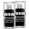 Biotulin Supreme Skin Gel 15ml [Lot de 2 flacons] - Sérum facial anti-rides pour femmes et hommes - Acide hyaluronique - Ingr