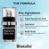 Biotulin Supreme Skin Gel 15ml [Lot de 2 flacons] - Sérum facial anti-rides pour femmes et hommes - Acide hyaluronique - Ingr