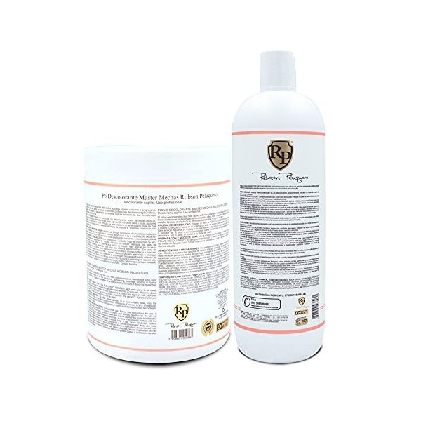 Kit Robson Peluquero Master Mechas 500g/16.9 fl.oz + Ox 30 Volumes Developing Emulsion 900ml