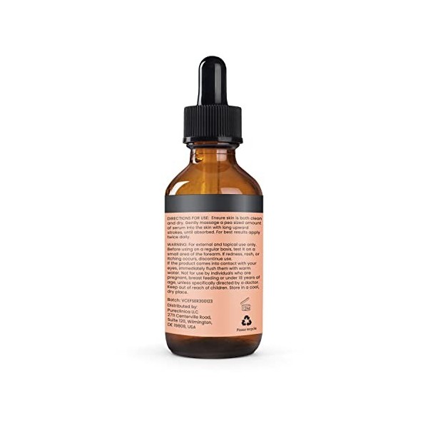 Sérum Triple Force Vitamine C, E & Acide Férulique Rétinol & Acide Hyaluronique double poids – 30ml / 1 fl oz