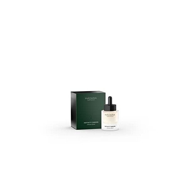 MÁDARA Organic Skincare | INFINITY Drops Immuno-Serum - 30ml, Anti-rougeurs, Anti-sensibilité, Avec bêta-glucanes aux champig