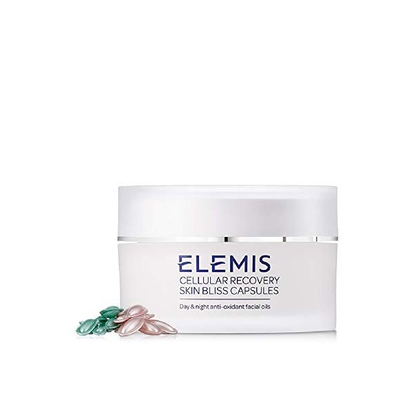ELEMIS Gélules de récupération cellulaire skin bliss,capsule anti-âge pour purifier,nourrir la peau + ELEMIS Baume nettoyant 