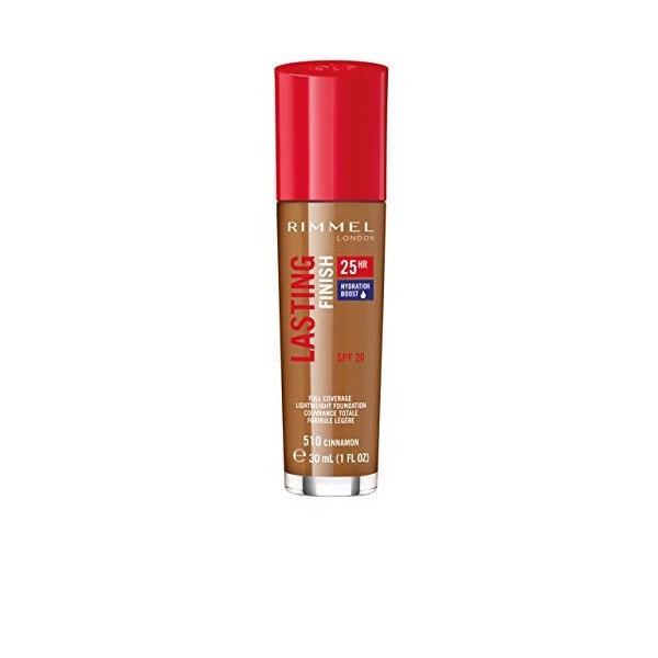 Rimmel - Fond de teint - Lasting Finish 25h - Couvrance totale - Longue tenue - Hydratation - 001 Pearl