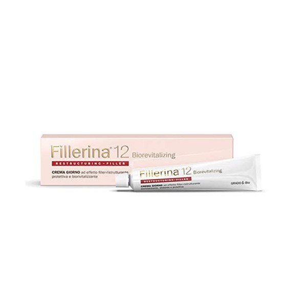 Labo Fillerina 12 BiorevIzing Restructuring – Filler Crème de jour pour visage Effet Filler revitalisant, visage et visage – 