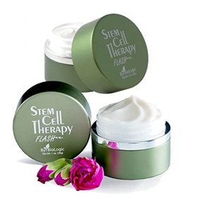 Stem Cell Therapy FLASH by BioLogic Solutions Grow Smoother Firmer New Skin Set of 2 Jars 