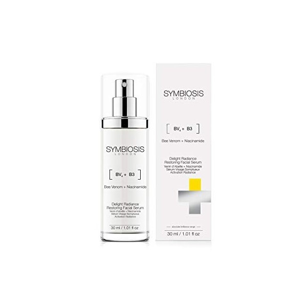 SYMBIOSIS LONDON Venin dAbeille + Niacinamide Sérum Visage Somptueux Activation Radiance 30 ml