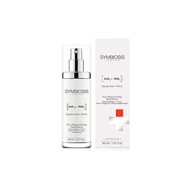 SYMBIOSIS LONDON A.R.N. + Acide Glycolique Sérum Visage Pro-Lifting/Raffermissant 30 ml