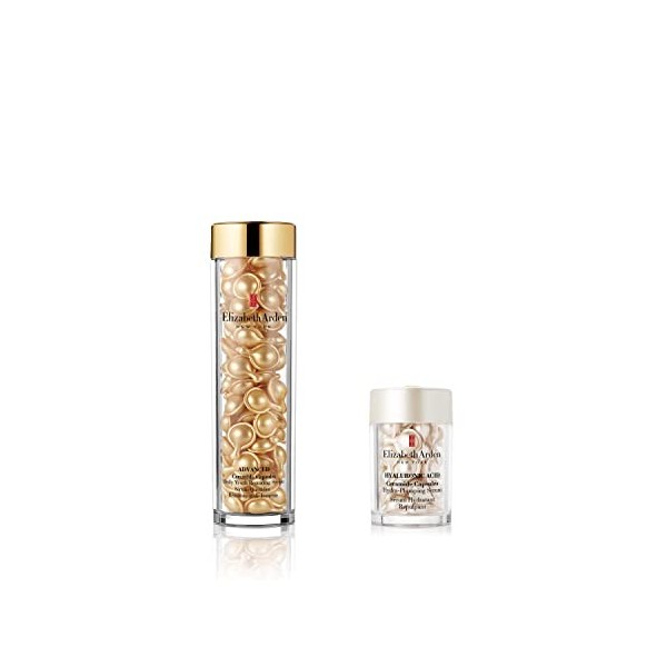 Elizabeth Arden, Duo Sérum Visage, Advanced Ceramide Capsules 90 capsules , Sérum Nourrissant, Raffermissant et Rajeunissant