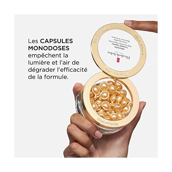 Elizabeth Arden, Duo Sérum Visage, Advanced Ceramide Capsules 90 capsules , Sérum Nourrissant, Raffermissant et Rajeunissant