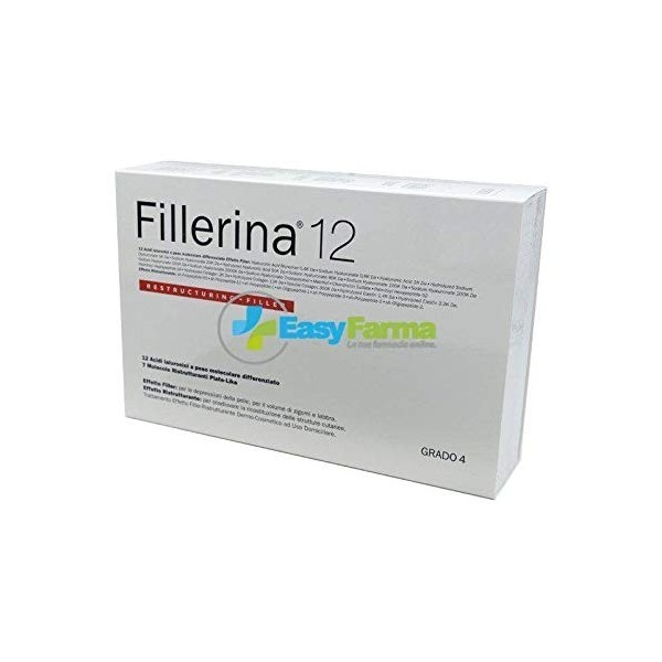 Labo Fillerina 12 Restructuring Filler Traitement Visage Restructurant Grade 4 Face 2 x 30 ml