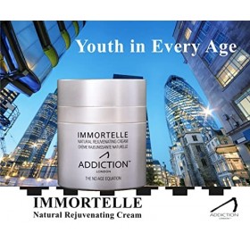 Addiction London, Immortelle Natural Rejuvenating Cream the high-performance anti-aging cream and anti-wrinkle care to mainta