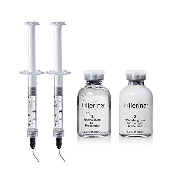 Fillerina Plus Traitement de remplissage dermo-cosmétique à usage domestique avec 8 acides hyaluroniques Grade 5 pour le trai