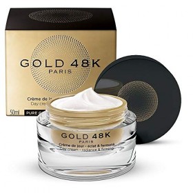 GOLD 48K - Crème de jour éclat et fermeté - Or Pur + Acide Hyaluronique - 50ml