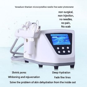 Instrument Hydro-Léger Vanadium Titane Radiofréquence Produits Pour Le Visage Importer Rajeunissement De Leau Instrument De 
